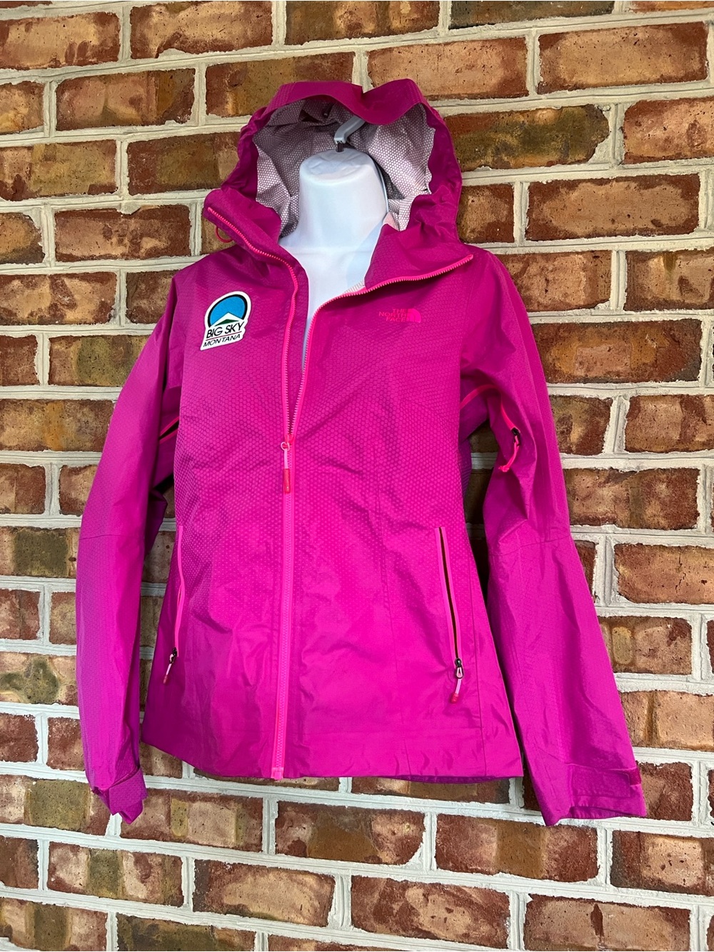 The North Face Big Sky Montana Women's Hooded Ski Rain Jacket. Small